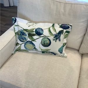 Ballards fabric pillow cover